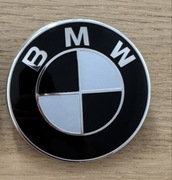 Emblemat BMW czarno biały 74mm znaczek logo emblem e36 e39 e46 e60 e90