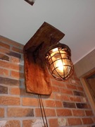 Lampa wisząca ścienna loft 