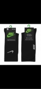 Czarne skarpety Nike  wysokie – 3 pary