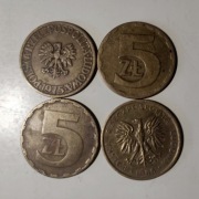 Moneta 5 zł PRL 1975-87