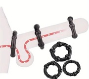 Pierścienie silikonowe na członka 3 szt Nowe