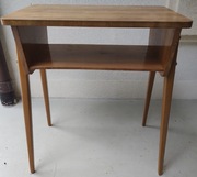 Stolik drewniany z PRL pod radio