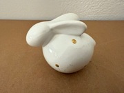 Ceramiczny Zajączek Zając Ozdoba Figurka Wielkanocna Wielkanoc 8 cm. 