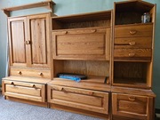 Regał sosnowy z biblioteczką ZA DARMO