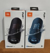 JBL Flip 7 Czarny, Niebieski-Nowe + Przewody do Ładowania 