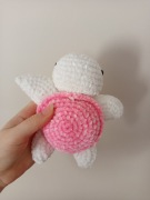 Ręcznie robiona maskotka żółwik szydełko Handmade pluszak przytulanka
