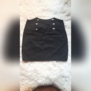 Spódniczka czarna z guzikami roz. S/M