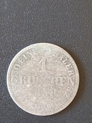 1871Niemcy (Prusy) 1 Silber Groschen 1858  - Fryderyk Wilhelm III