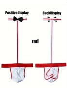 Stringi męskie z muszką 