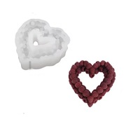 SERCE MALINOWE forma silikonowa 10.8*3.3 do Odlewów Żelatyny Pieczenia 