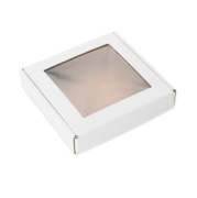 Pudełko fasonowe z okienkiem 110x110x30