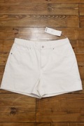 Arket Mom spodenki szorty jeansowe białe 32 XXL XL