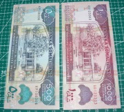 Somaliland 1000 i 5000 szylingów P.20-21 UNC