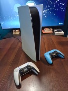 Konsola PS5 Digital + 2 Pady DualSense | Stan Idealny