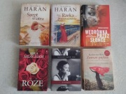 9szt Tanie książki zestaw Saharyjskie dni Sanmao Róże Leila Meacham różne