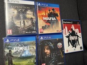 Zestaw gier na PlayStation (Ekspedycja 33,Atomfall,Death Stranding,Mafia)