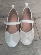 Baleriny białe matowe Smyk cool club 34 komunia 