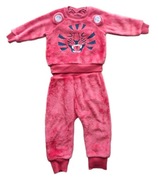 DZIEWCZYNKA - sliczny welurowy dresik rozm 80cm