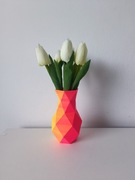 Nowoczesny, neonowy wazon 