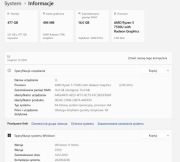 Dell Indpiron, AMD RYZEN 5 7530U, 16G, 512SSD EKRAN 16" DOTYK win11