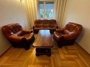 Skórzana kanapa KLER 2 fotele + ława i rtvka