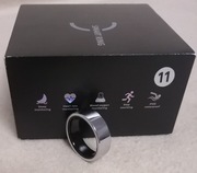 Smart Ring Srebrny Rozm. 11 IP68 Bluetooth 5.3 Android iOS