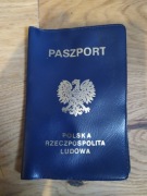 Paszport Polska Rzeczpospolita Ludowa PRL okładka