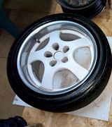 Felgi OZ Volcano 17" 5x120 ET35 8J | BMW E46 E36 E39 + opony 7mm