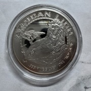 Moneta Wyspy Niue 2 Dolary Elżbieta II Afrykański Lew African Lion 2017 r.