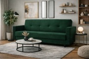 Wersalka z funkcją spania sprężyny pojemnik łóżko tapczan kanapa sofa kolor