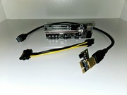 Riser 009S Plus PCI-E 1x-16x USB3.0 kopanie kryptowalut, adapter, karta GPU