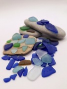 Sea glass jak naturalne morskie szkło materiał do prod biżuterii dekoracja
