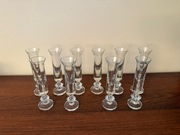 Komplet 10x kieliszek na nóżce – wódka/likier/nalewka – szkło bezbarwne