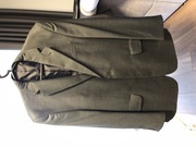 Stalowy garnitur męski