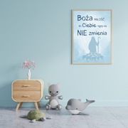 Plakat chrześcijański dla dzieci - Boża miłość