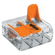 50 szt. szybkozłączka elektryczna 3x 2,5 do 3x4 WAGO 221-413 na linka drut