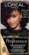 L'Oreal Preference intensywny chłodny ciemny brąz 3.12