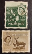 Kol.ang. MAURITIUS: 1953/54r. Mi 247; 254. kas.