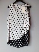 Orsay Bluzeczka w groszki rozm. 34 nowa