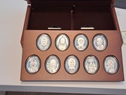 Niue Island 1$ 1/2 oz Jaja Faberge zestaw 9 sztuk w etui