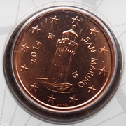 SAN MARINO 2014 1 CENT UNC !!!!!!!!!!