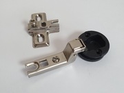 Zawias meblowy do szkła