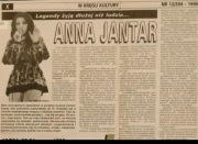 Anna JANTAR - artykuł wspomnienie z 1996 r.