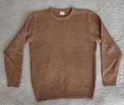Sweter pullover brązowy