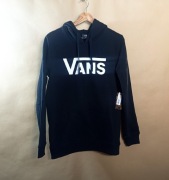 czarna bluza kangurka s unisex kaptur bawełna nowa z metką Vans 