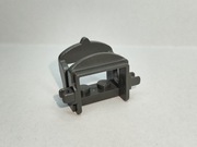 LEGO 4491 siodło z dwoma zaczepami ciemnoszare 