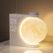 Lampa księżycowa z budzikiem 