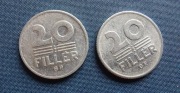 Moneta Węgry 20 fillerów 1979
