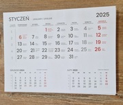 Kalendarz 2026 kalendarium kalendaria do kalendarzy jednodzielnych - 10 szt