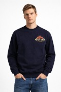 Granatowa bluza męska Scotch & Soda – haftowane logo – rozmiar M/L 